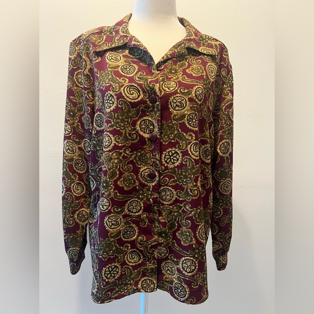 Vintage Notations Petite Blouse, 14P
